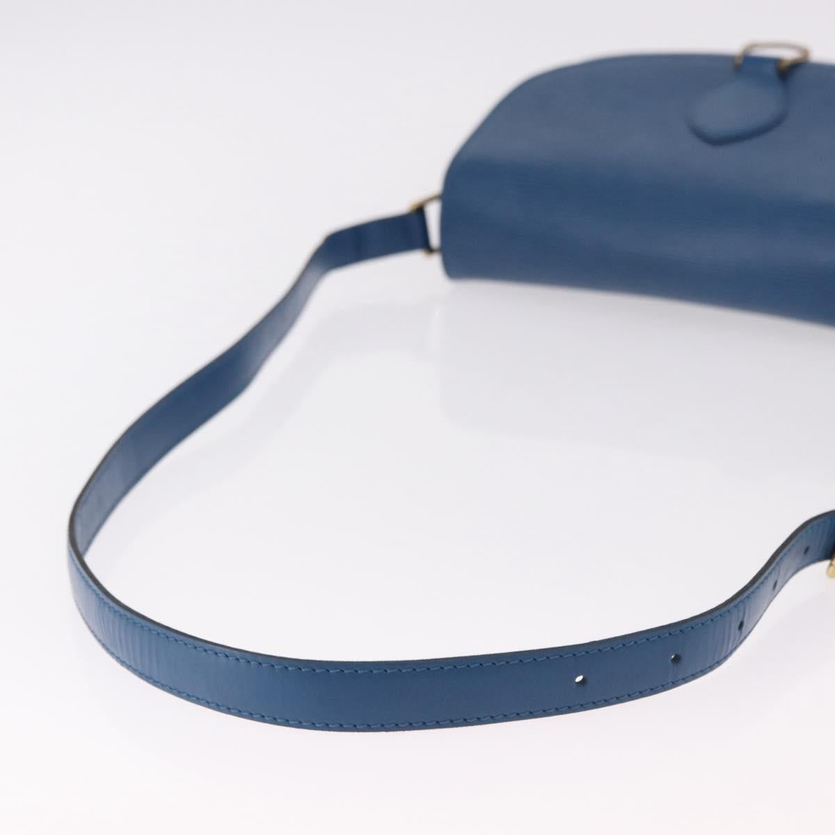 LOUIS VUITTON Epi Saint Cloud GM Shoulder Bag Toledo Blue M52195 Auth ep15098A