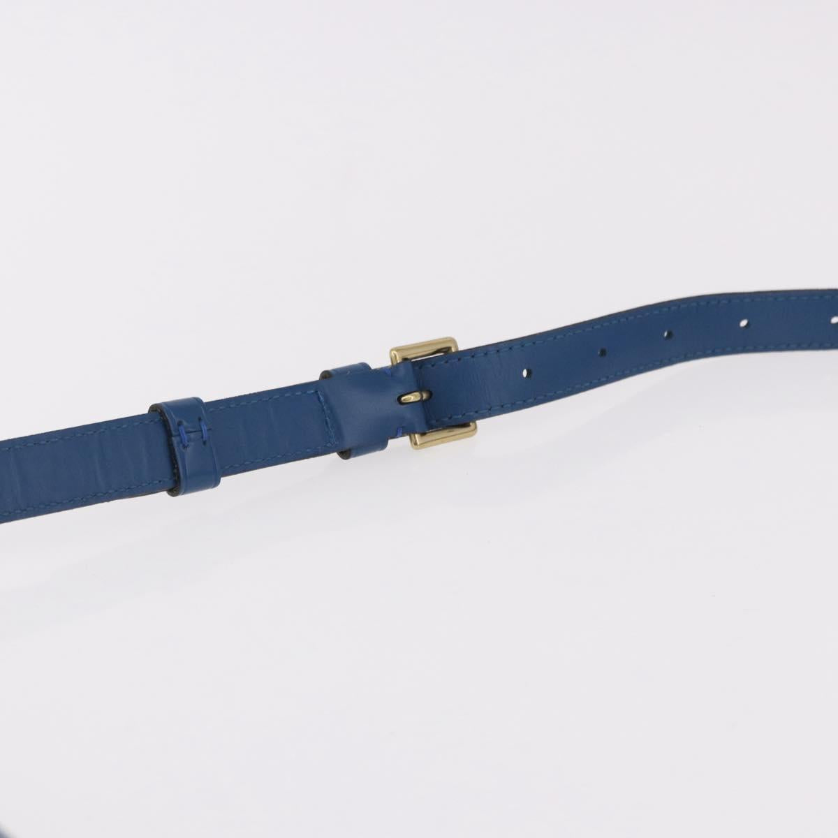 LOUIS VUITTON Epi Saint Cloud GM Shoulder Bag Toledo Blue M52195 Auth ep15098A