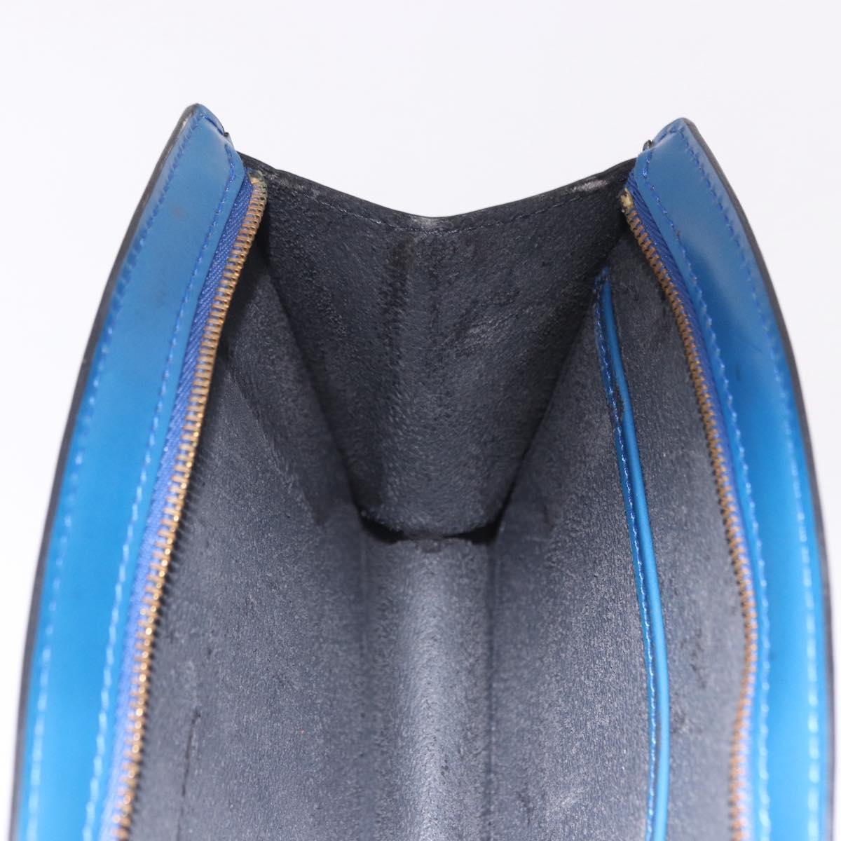 LOUIS VUITTON Epi Trousse Crete Pouch Blue M48405 LV Auth ep15104