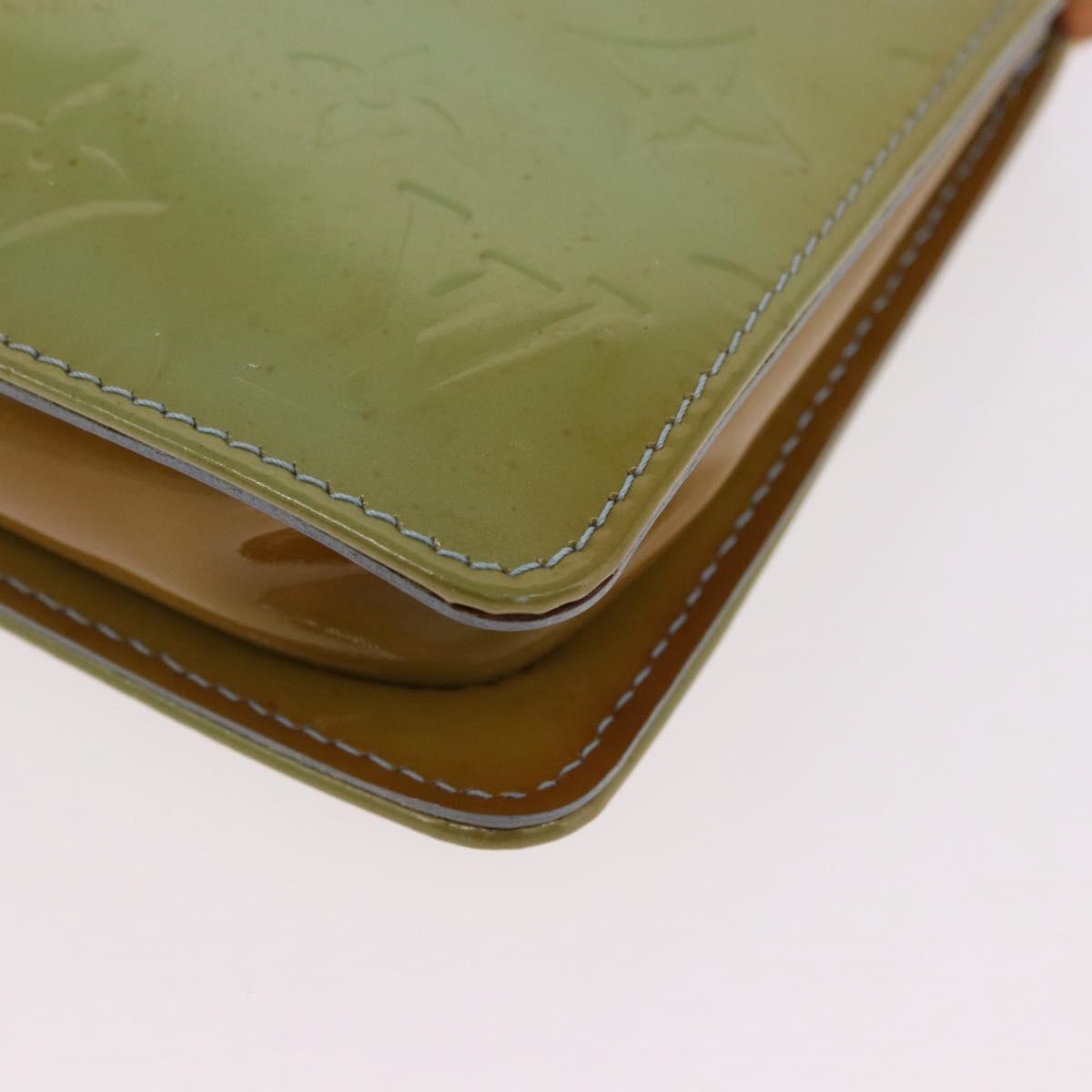 LOUIS VUITTON Monogram Vernis Lexington Pouch Baby Blue M91011 LV Auth ep15107