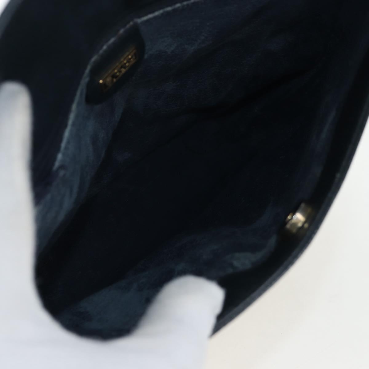 GUCCI GG Supreme Shoulder Bag PVC Navy Gold 001 109 0579 Auth ep15109