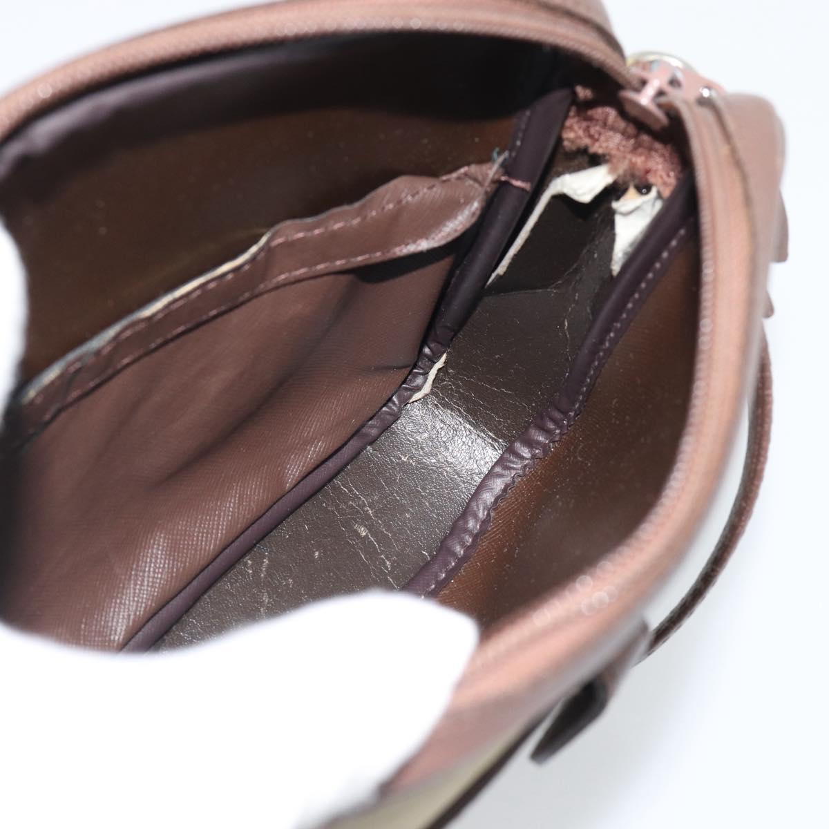 Burberrys Nova Check Shoulder Bag Canvas Beige Gold Auth ep15123