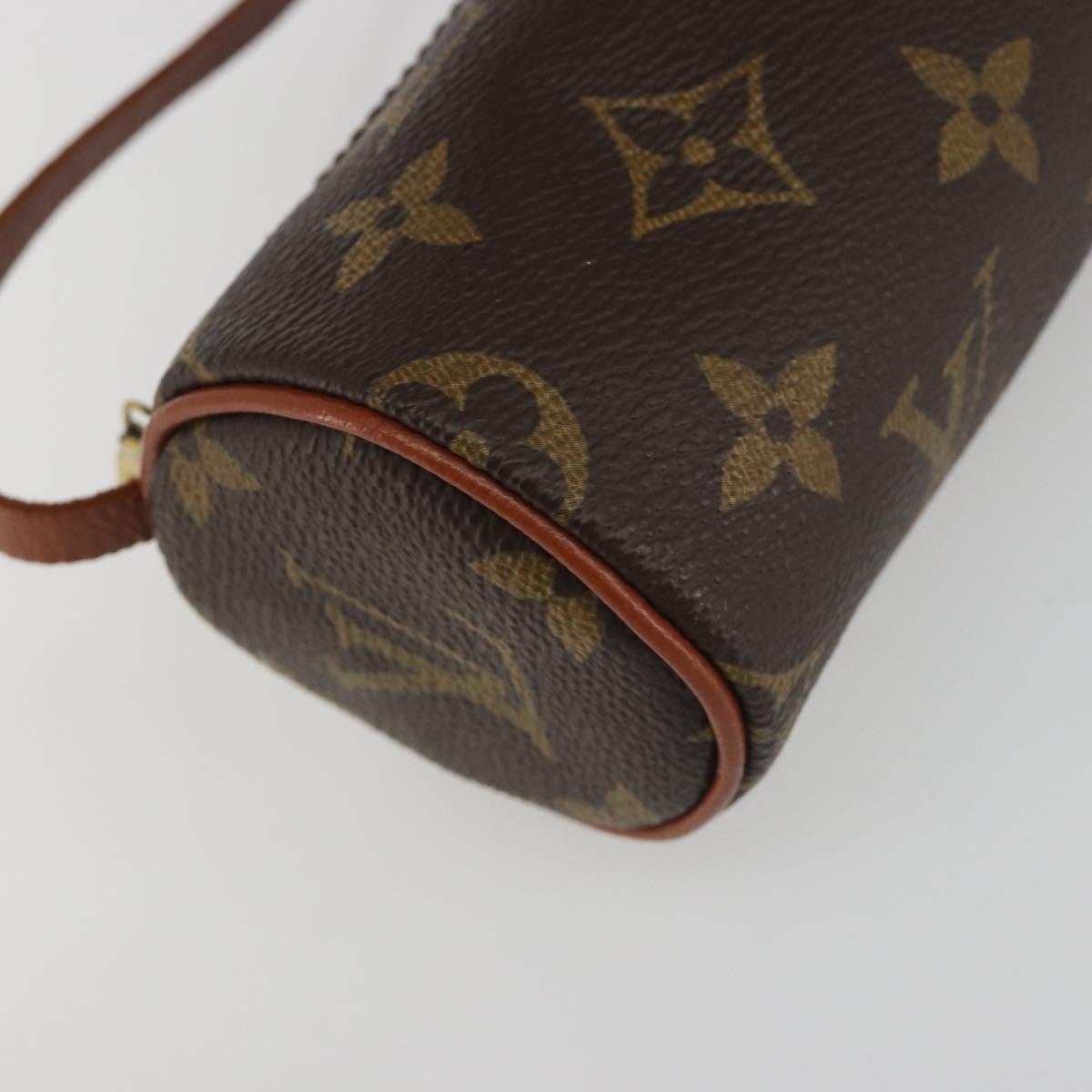 LOUIS VUITTON Monogram Papillon Pouch LV Auth ep15132