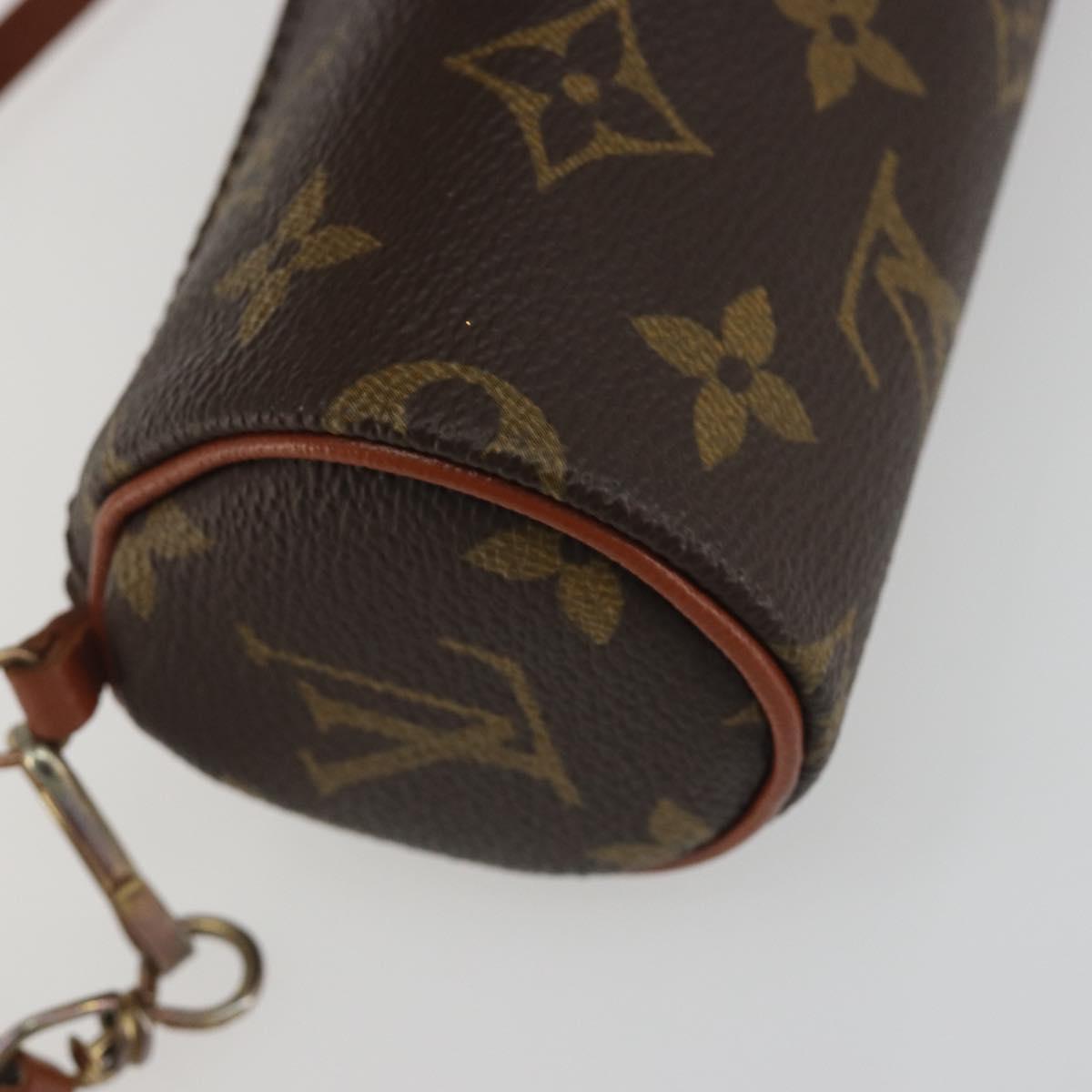 LOUIS VUITTON Monogram Papillon Pouch LV Auth ep15132