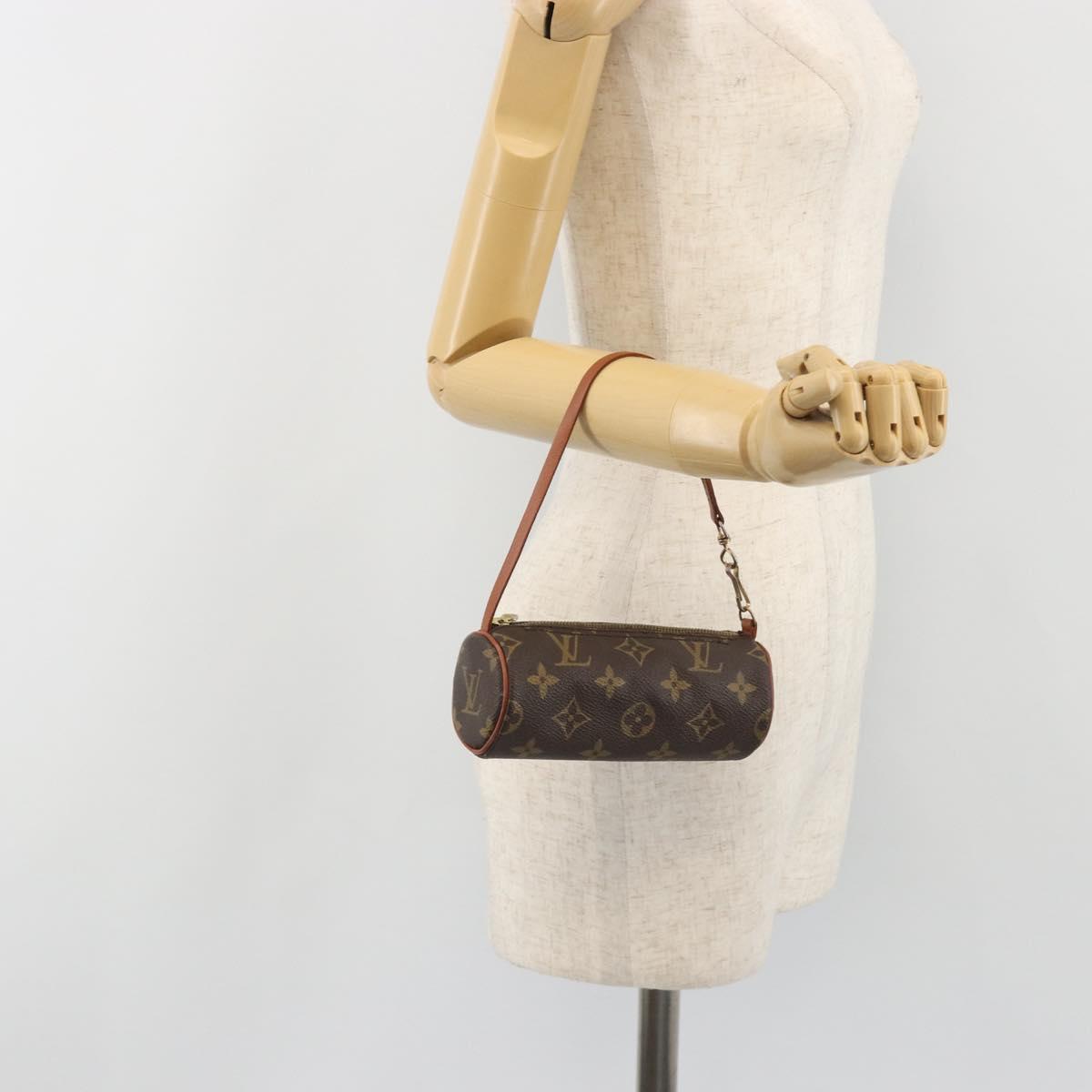 LOUIS VUITTON Monogram Papillon Pouch LV Auth ep15132