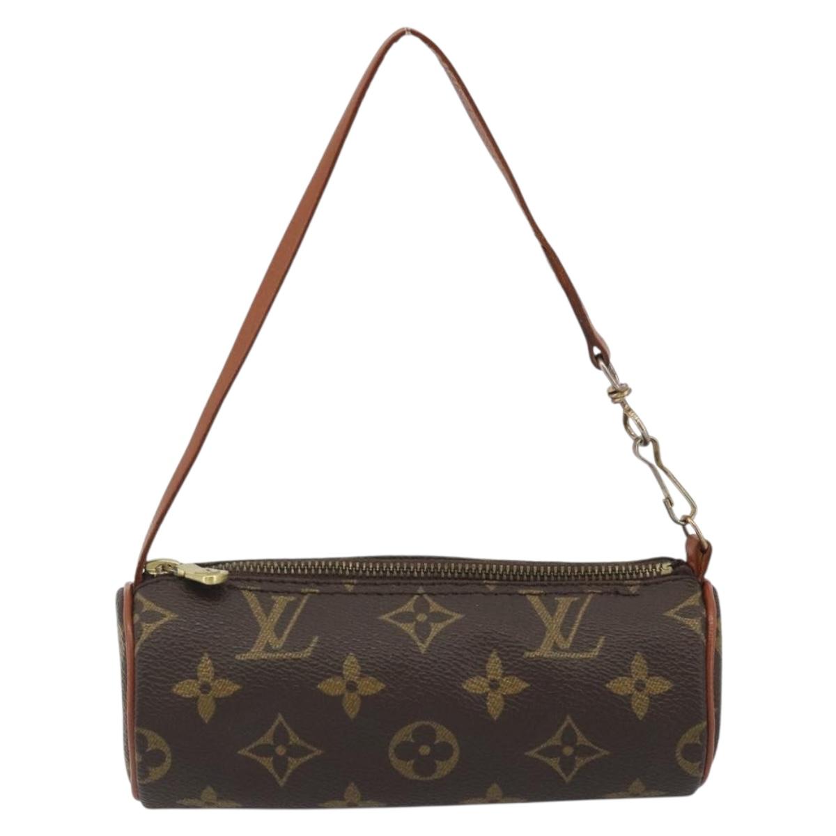 LOUIS VUITTON Monogram Papillon Pouch LV Auth ep15132