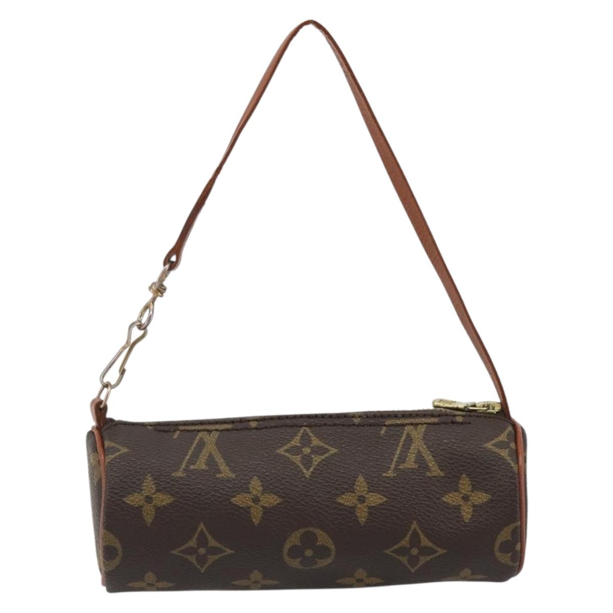 LOUIS VUITTON Monogram Papillon Pouch LV Auth ep15132