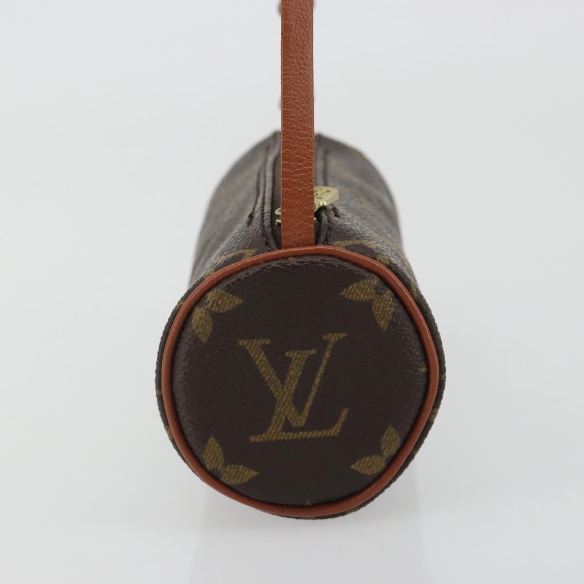 LOUIS VUITTON Monogram Papillon Pouch LV Auth ep15132