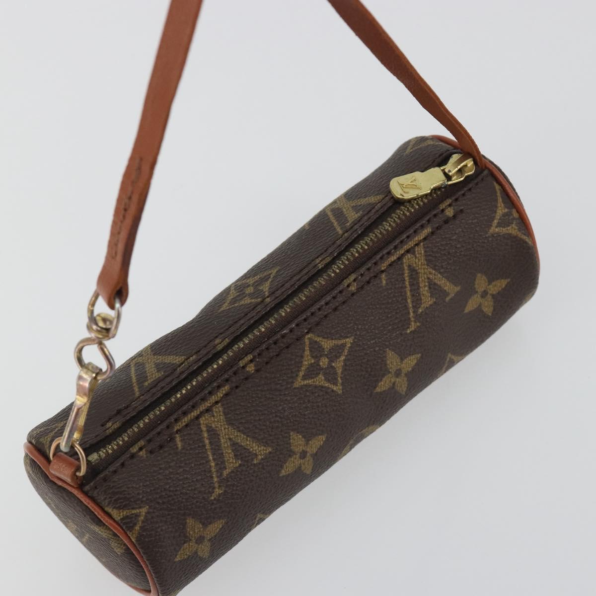 LOUIS VUITTON Monogram Papillon Pouch LV Auth ep15132