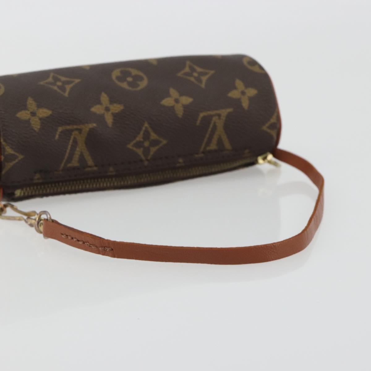 LOUIS VUITTON Monogram Papillon Pouch LV Auth ep15132