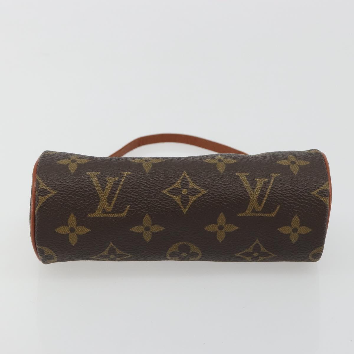 LOUIS VUITTON Monogram Papillon Pouch LV Auth ep15132