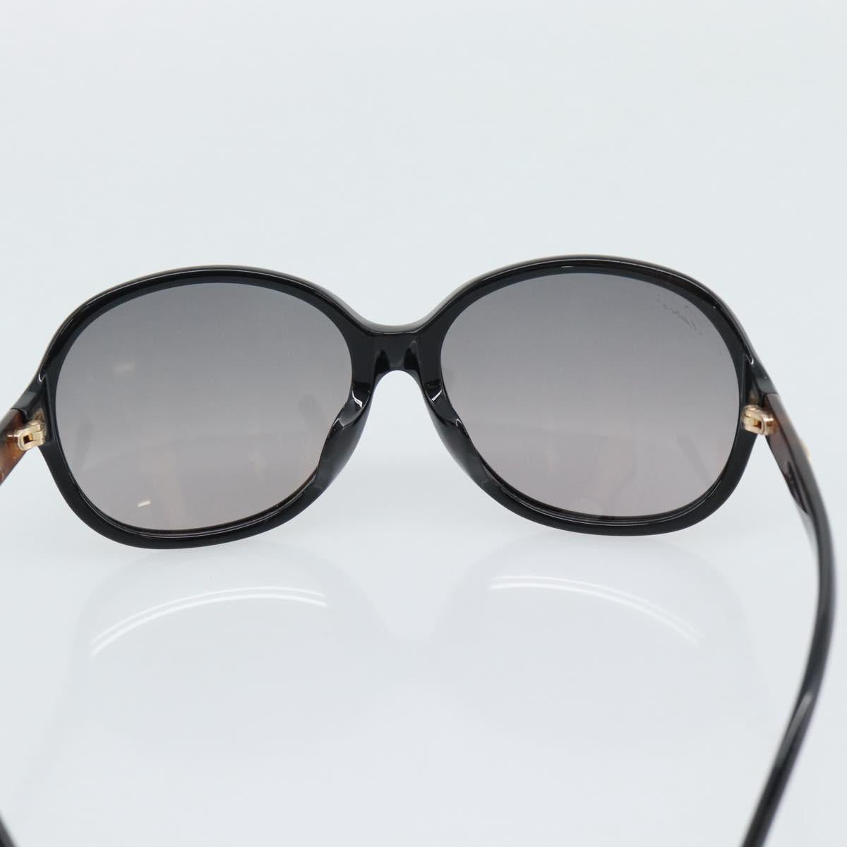 GUCCI Sunglasses Plastic Dark Brown Gold Auth ep15136A
