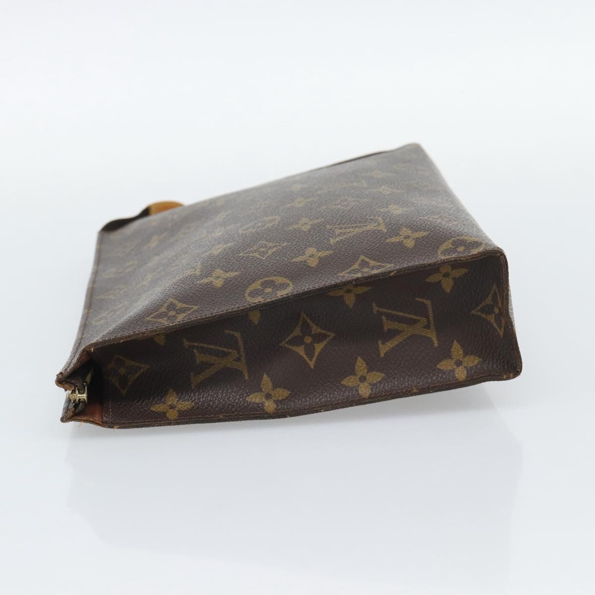 LOUIS VUITTON Monogram Poche Toilette 26 Pouch M47542 LV Auth ep15138