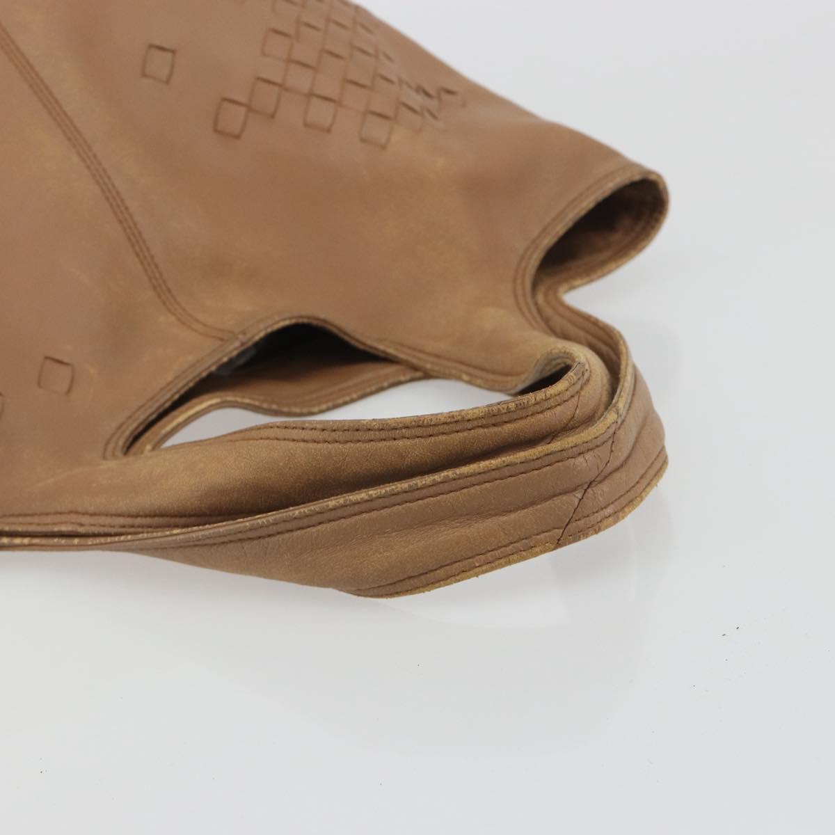 BOTTEGA VENETA INTRECCIATO Hand Bag Leather Outlet Beige 131673 Auth ep15142