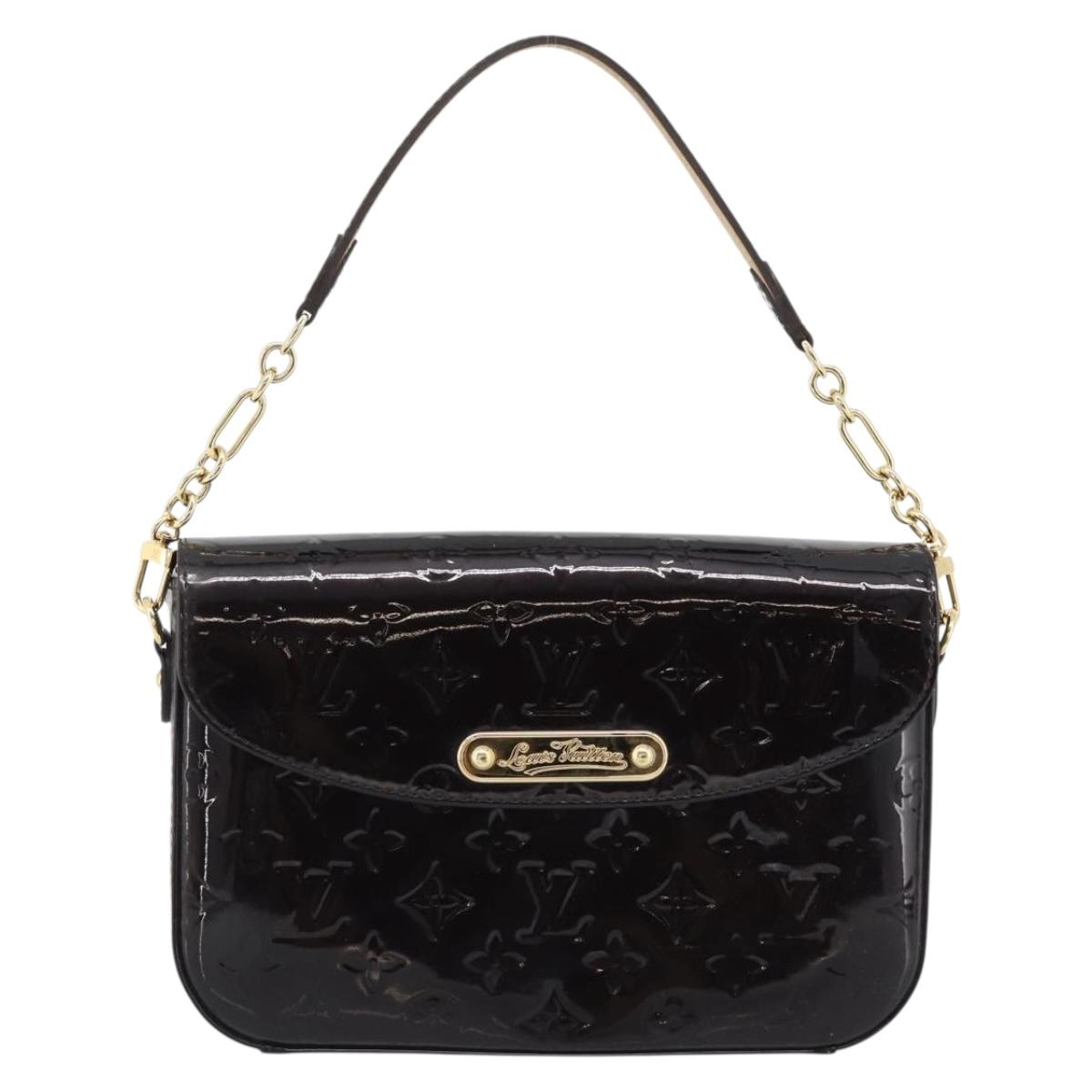 LOUIS VUITTON Monogram Vernis Rodeo Drive Bag Amarante M93598 LV Auth ep15145V