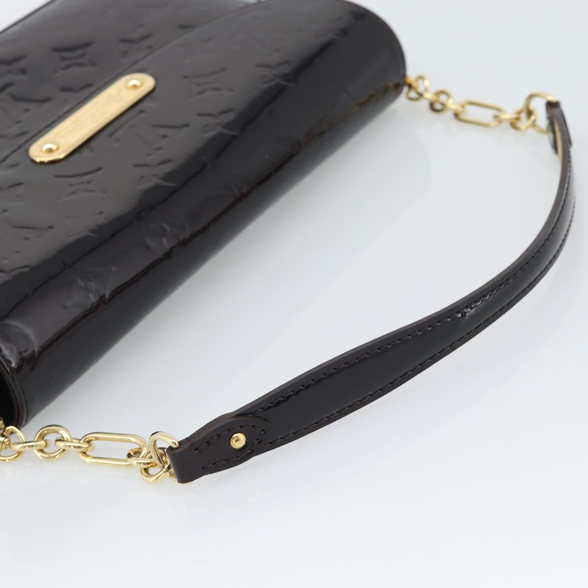 LOUIS VUITTON Monogram Vernis Rodeo Drive Bag Amarante M93598 LV Auth ep15145V