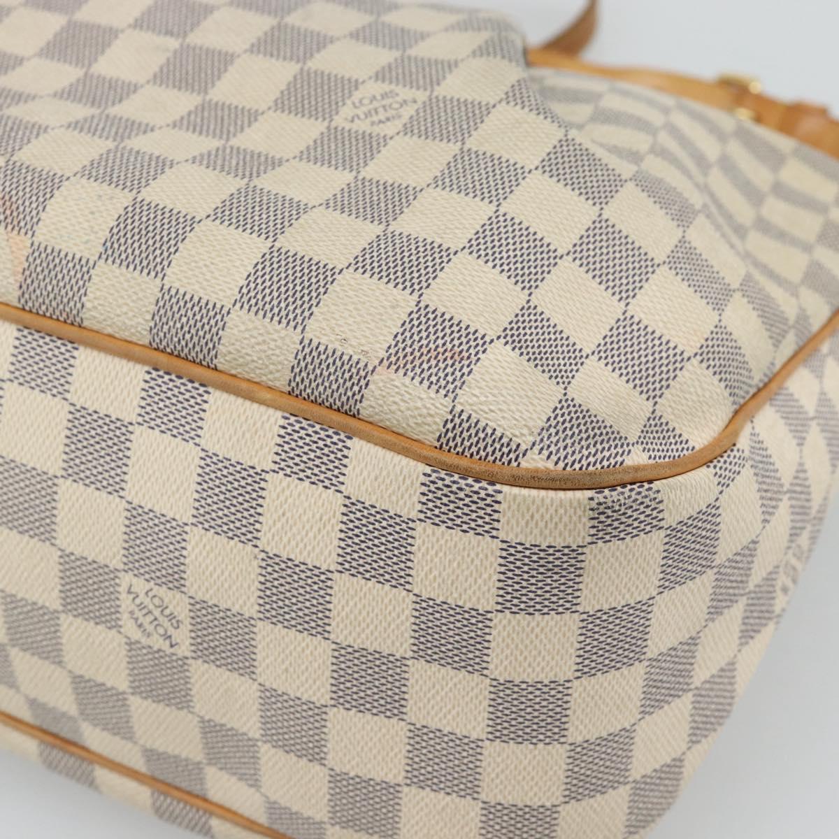 LOUIS VUITTON Damier Azur Siracusa MM Shoulder Bag N41112 LV Auth ep15149