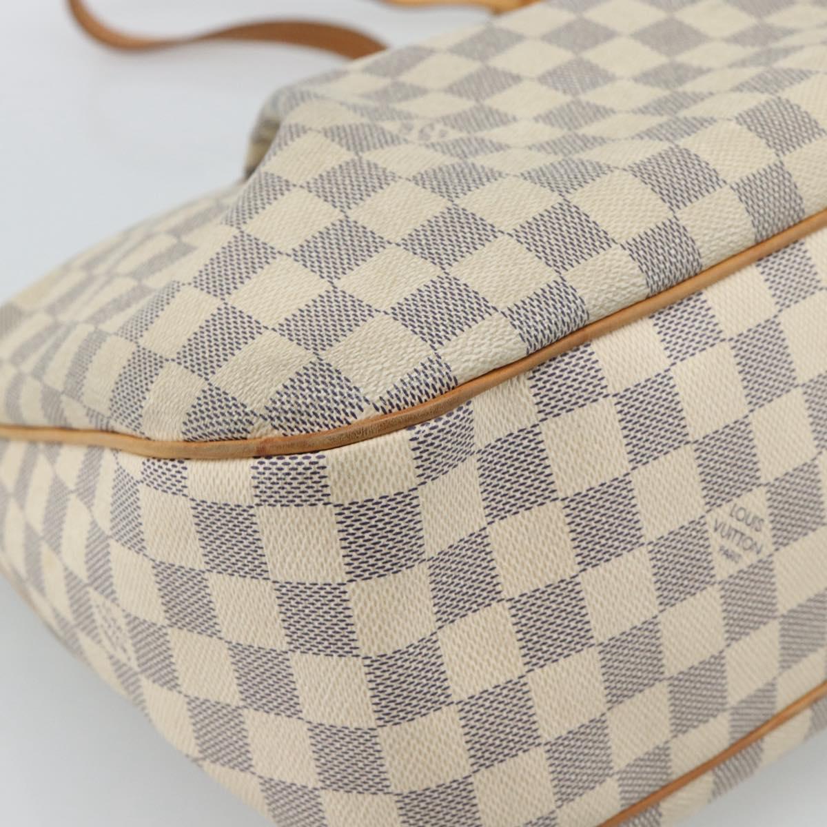 LOUIS VUITTON Damier Azur Siracusa MM Shoulder Bag N41112 LV Auth ep15149