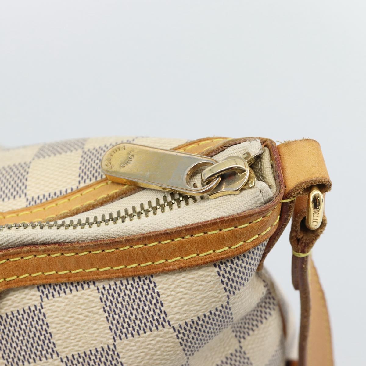 LOUIS VUITTON Damier Azur Siracusa MM Shoulder Bag N41112 LV Auth ep15149