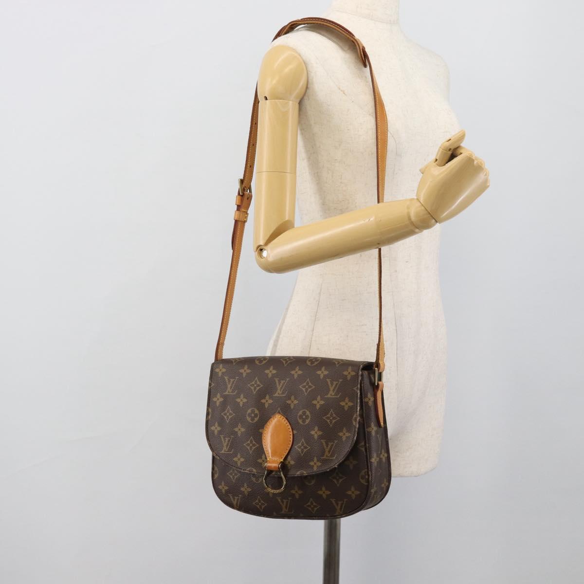 LOUIS VUITTON Monogram Saint Cloud GM Shoulder Bag M51242 LV Auth ep15150