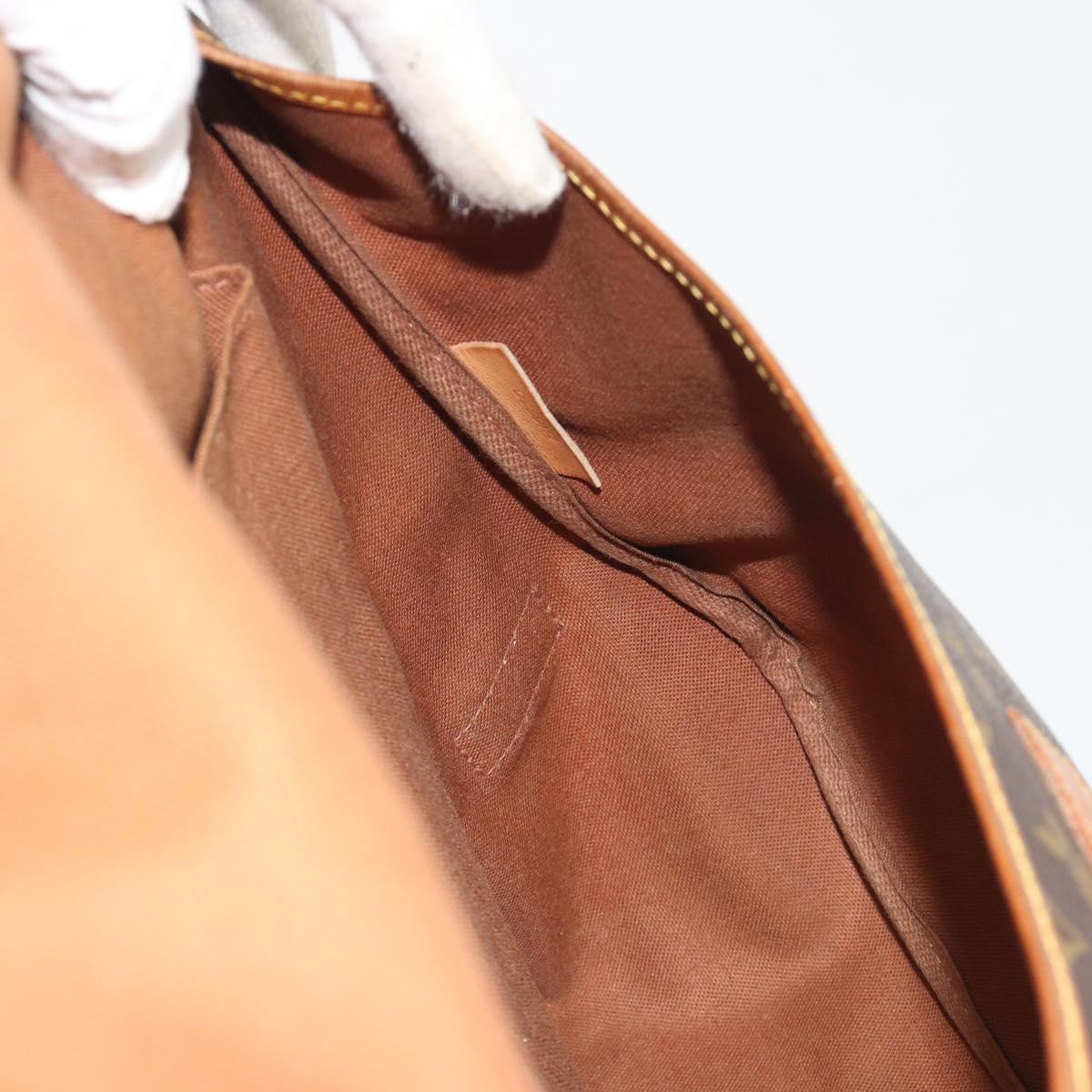 LOUIS VUITTON Monogram Saumur 35 Shoulder Bag M42254 LV Auth ep15155