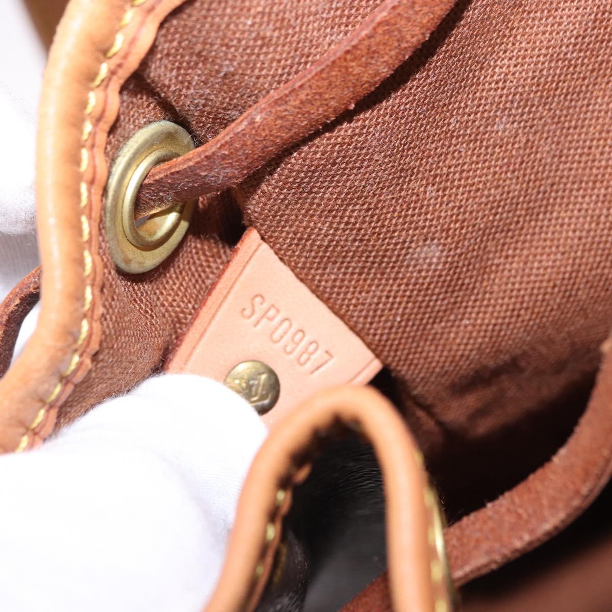 LOUIS VUITTON Monogram Montsouris PM Backpack M51137 LV Auth ep15175V