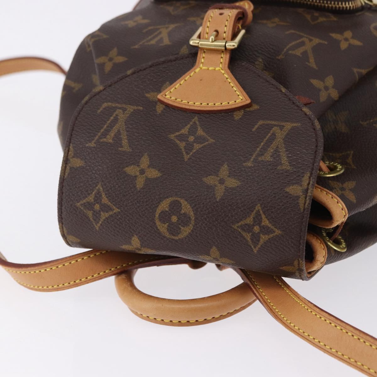 LOUIS VUITTON Monogram Montsouris PM Backpack M51137 LV Auth ep15175V