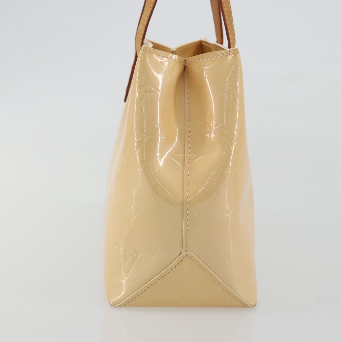 LOUIS VUITTON Monogram Vernis Reade PM Bag Marshmallow Pink M91306 Auth ep15176