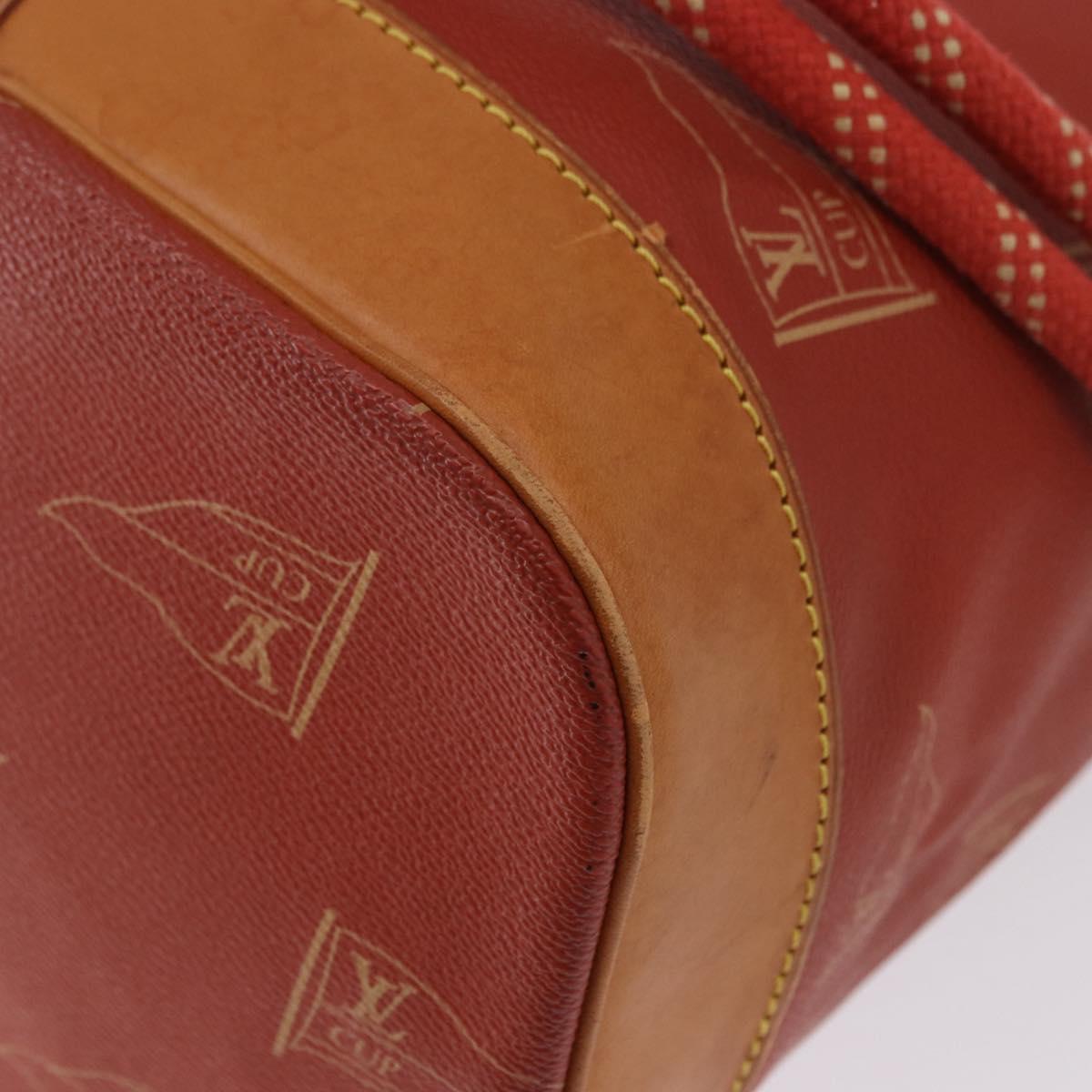 LOUIS VUITTON LV Cup Saint Tropez Shoulder Bag Red M80026 LV Auth ep15178