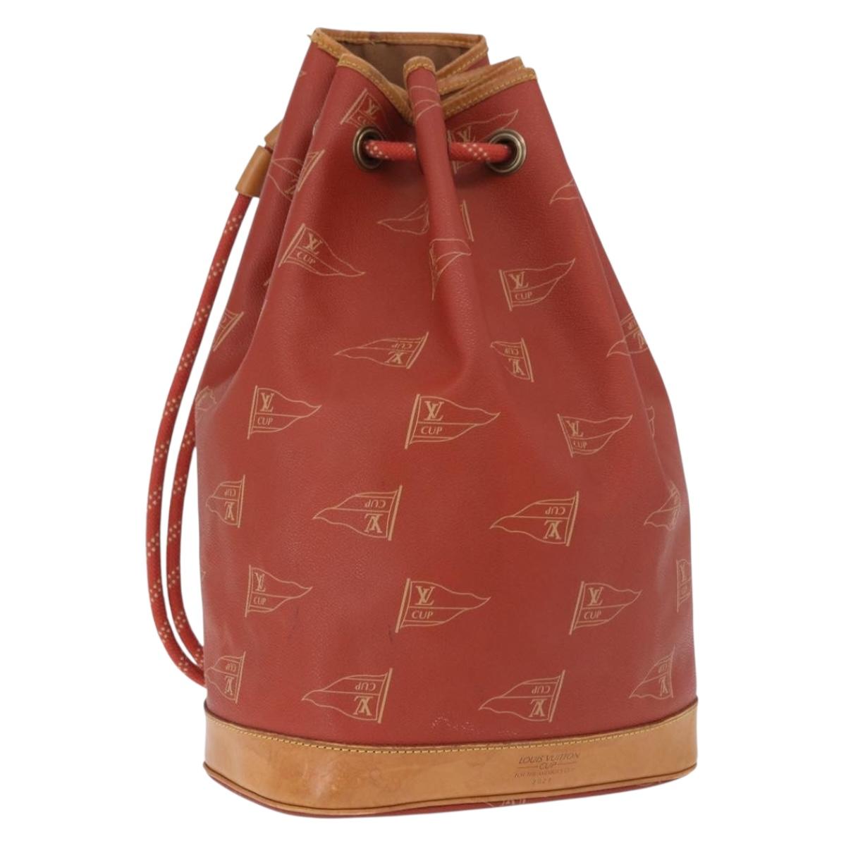 LOUIS VUITTON LV Cup Saint Tropez Shoulder Bag Red M80026 LV Auth ep15178