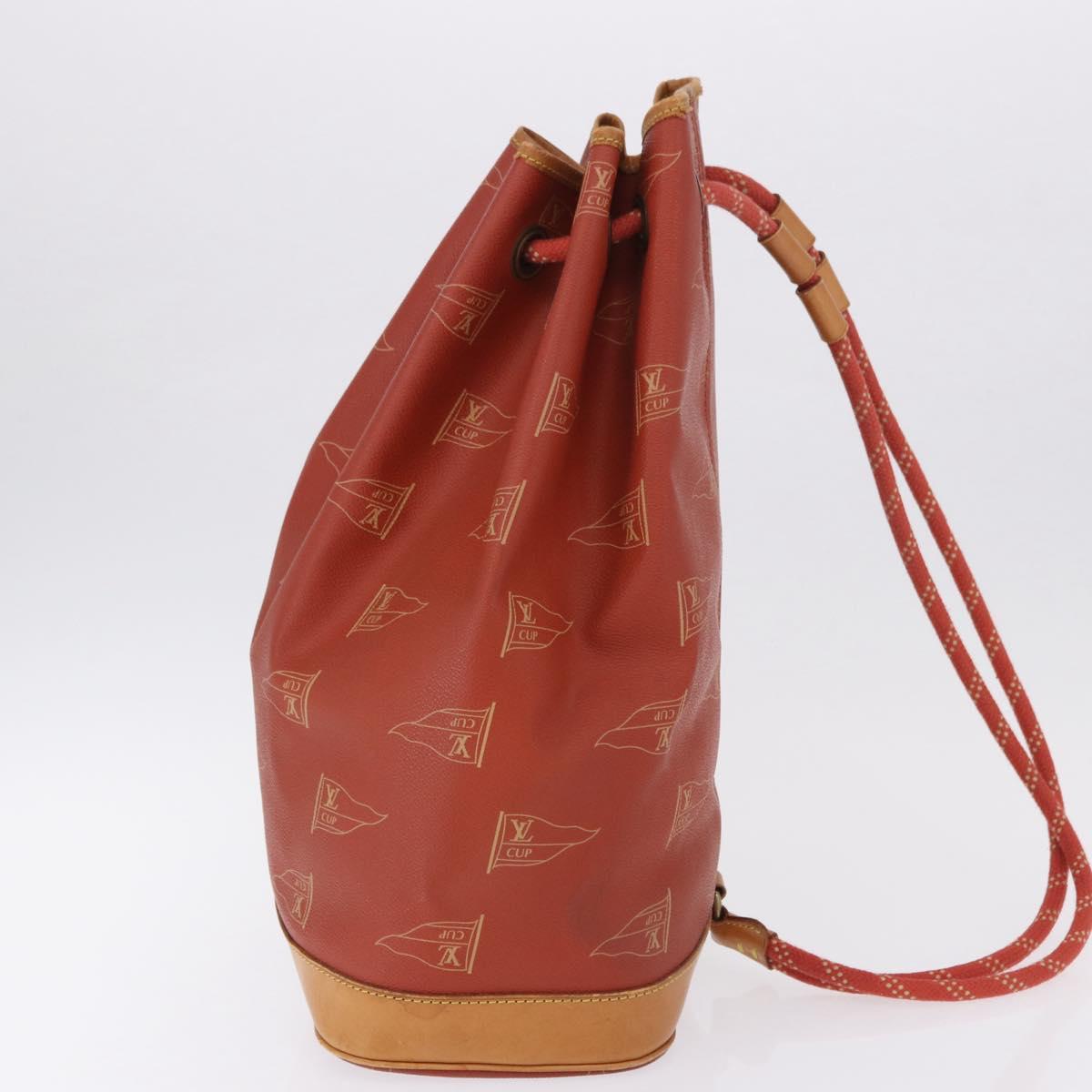 LOUIS VUITTON LV Cup Saint Tropez Shoulder Bag Red M80026 LV Auth ep15178