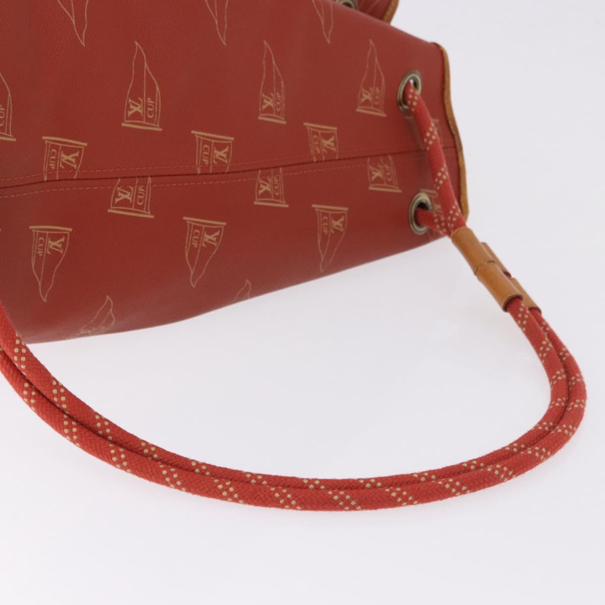 LOUIS VUITTON LV Cup Saint Tropez Shoulder Bag Red M80026 LV Auth ep15178