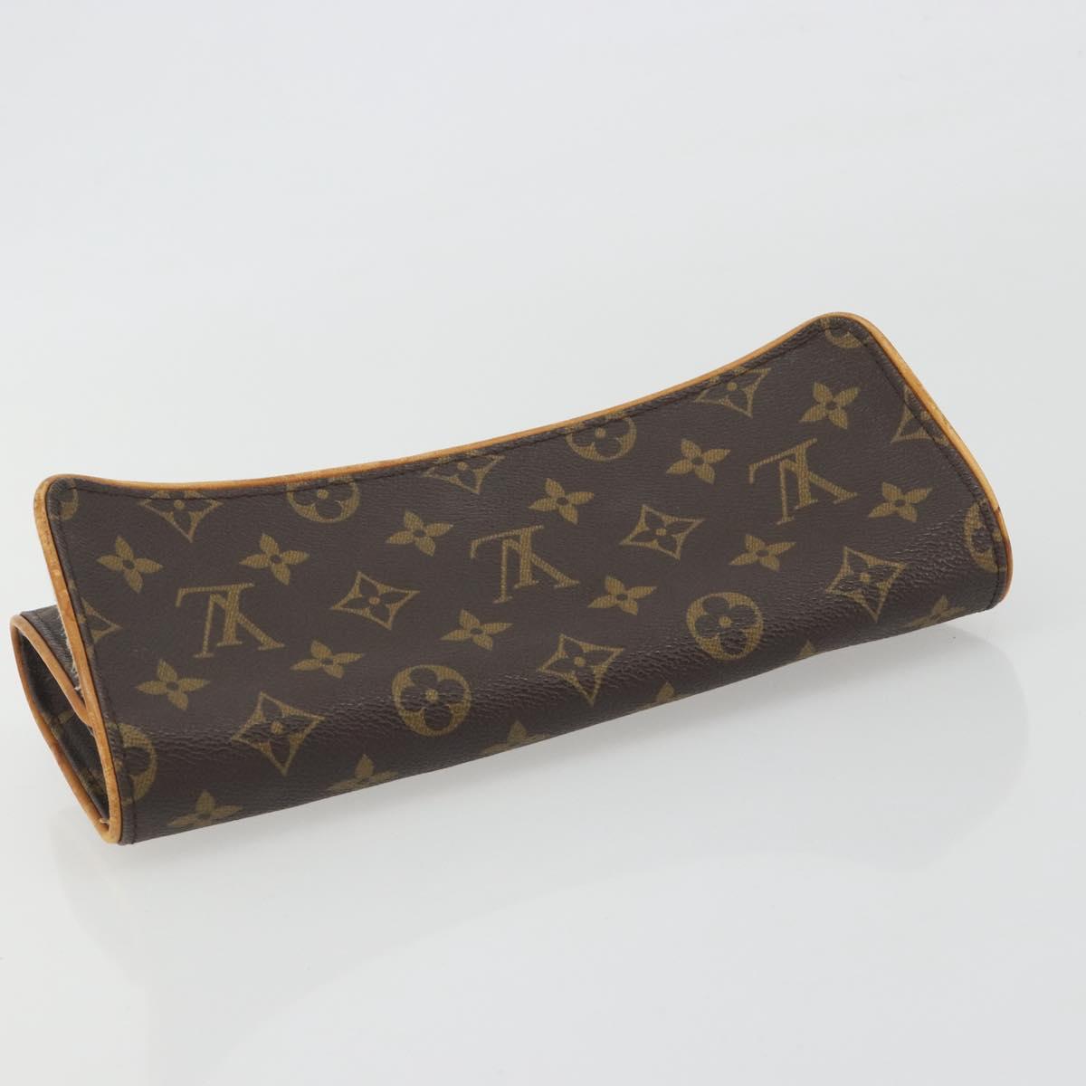 LOUIS VUITTON Monogram Pochette Twin GM Shoulder Bag M51852 LV Auth ep15180