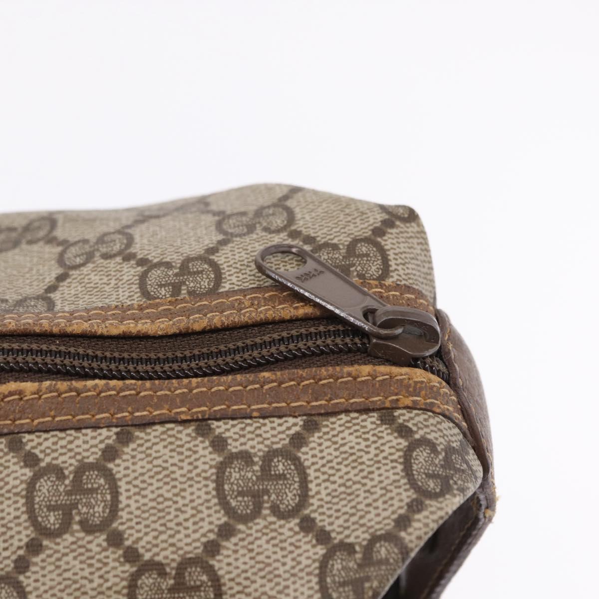 GUCCI GG Supreme Tote Bag PVC Leather Beige 89 19 012 Auth ep15184