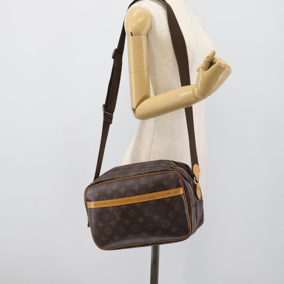 LOUIS VUITTON Monogram Reporter PM Shoulder Bag M45254 LV Auth ep15185