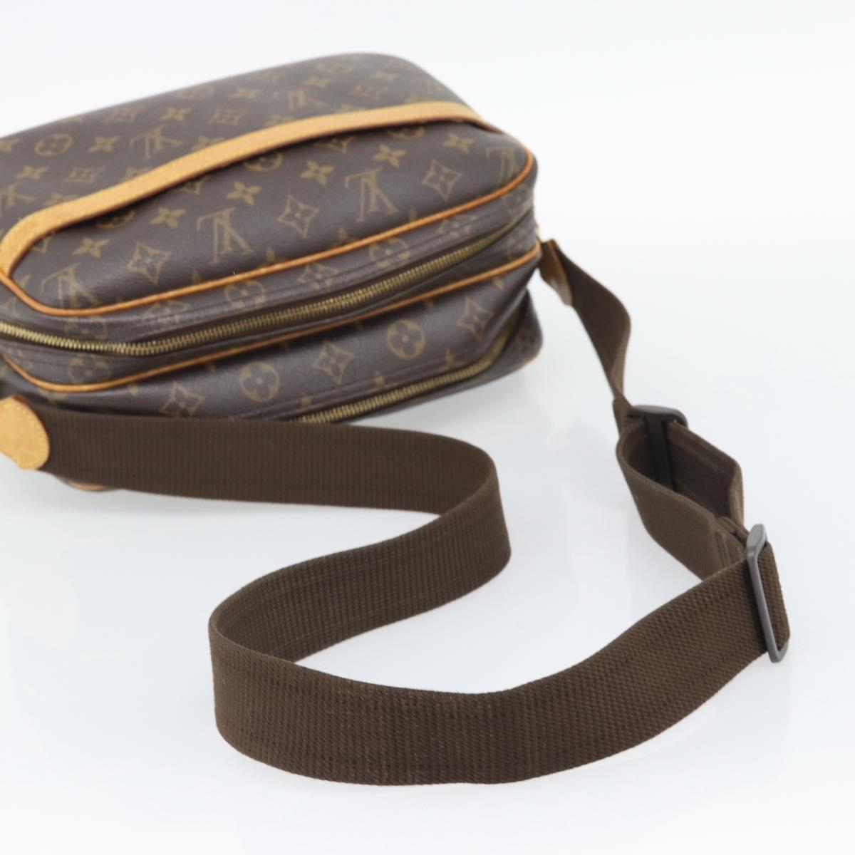 LOUIS VUITTON Monogram Reporter PM Shoulder Bag M45254 LV Auth ep15185