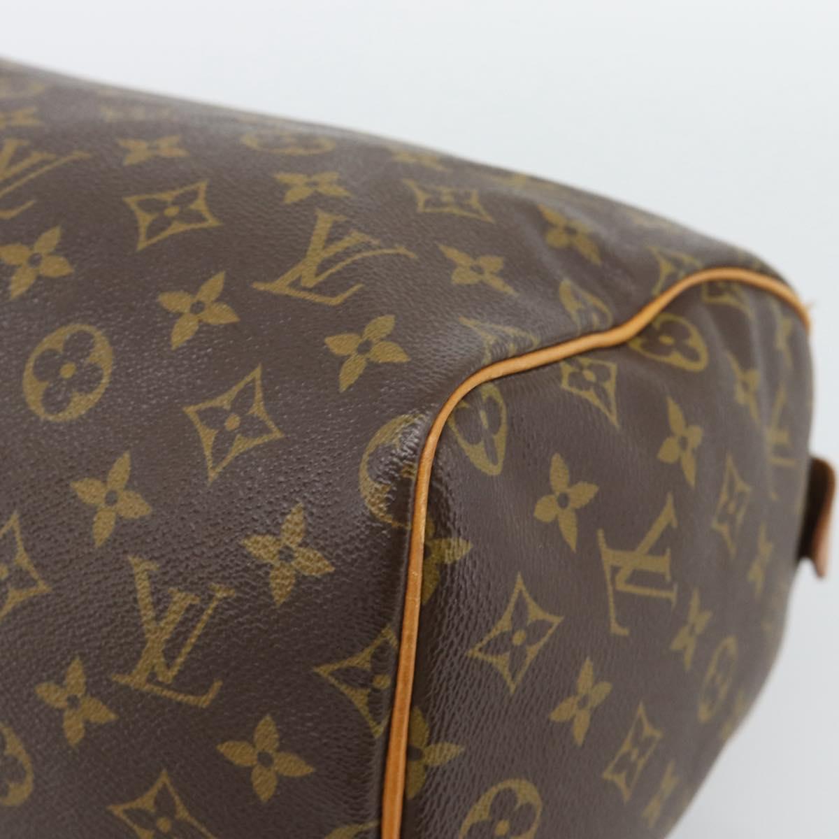 LOUIS VUITTON Monogram Speedy 30 Hand Bag M41526 LV Auth ep15187