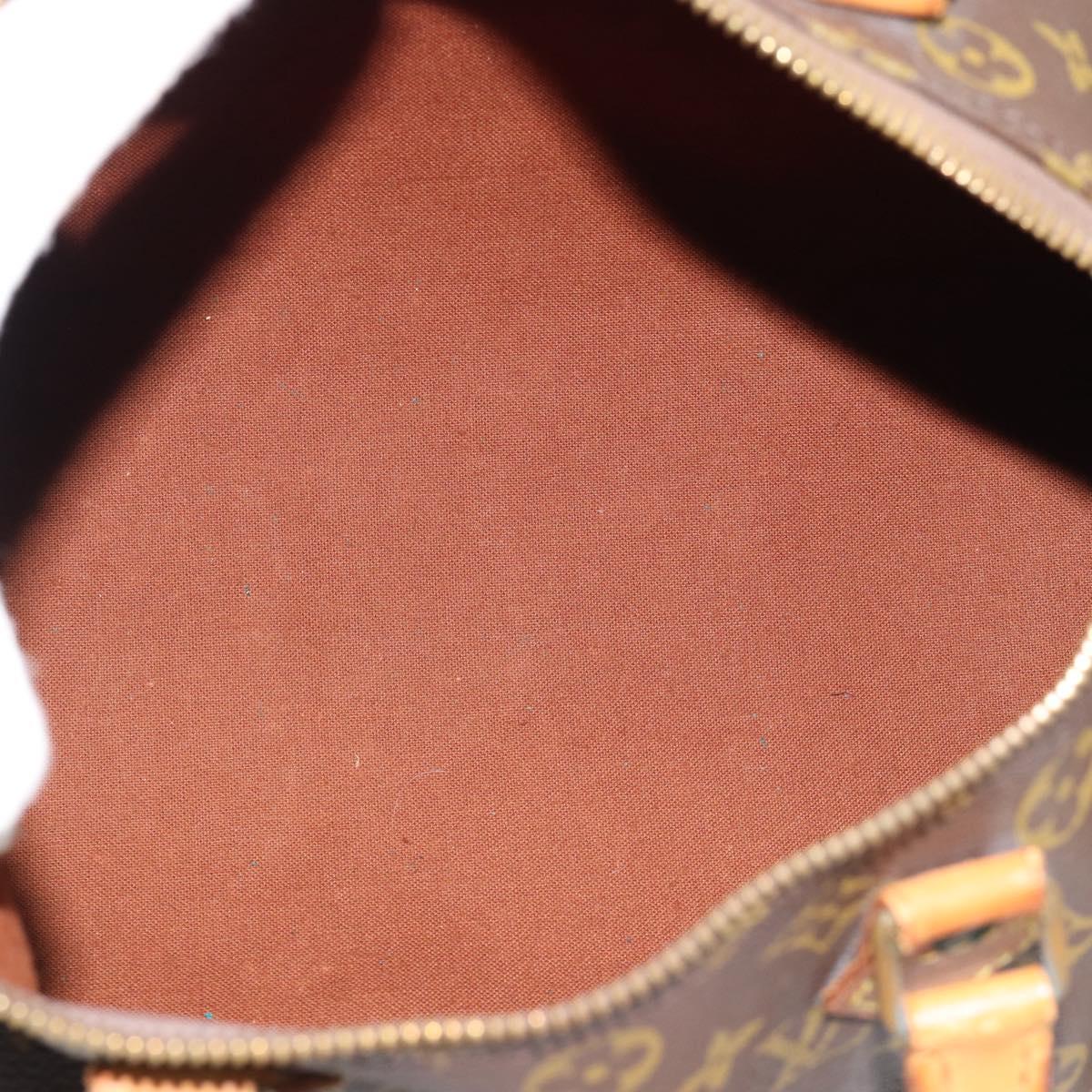 LOUIS VUITTON Monogram Speedy 30 Hand Bag M41526 LV Auth ep15187