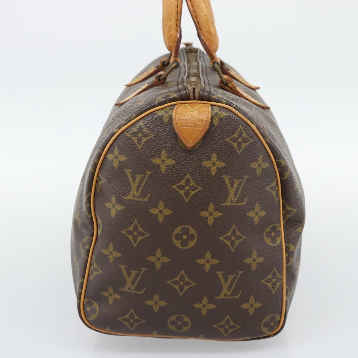 LOUIS VUITTON Monogram Speedy 30 Hand Bag M41526 LV Auth ep15187