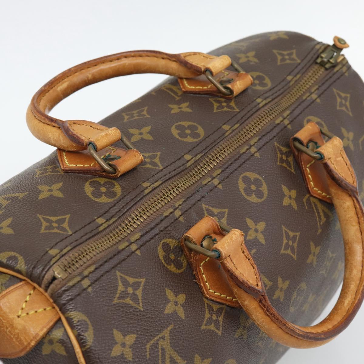 LOUIS VUITTON Monogram Speedy 30 Hand Bag M41526 LV Auth ep15187