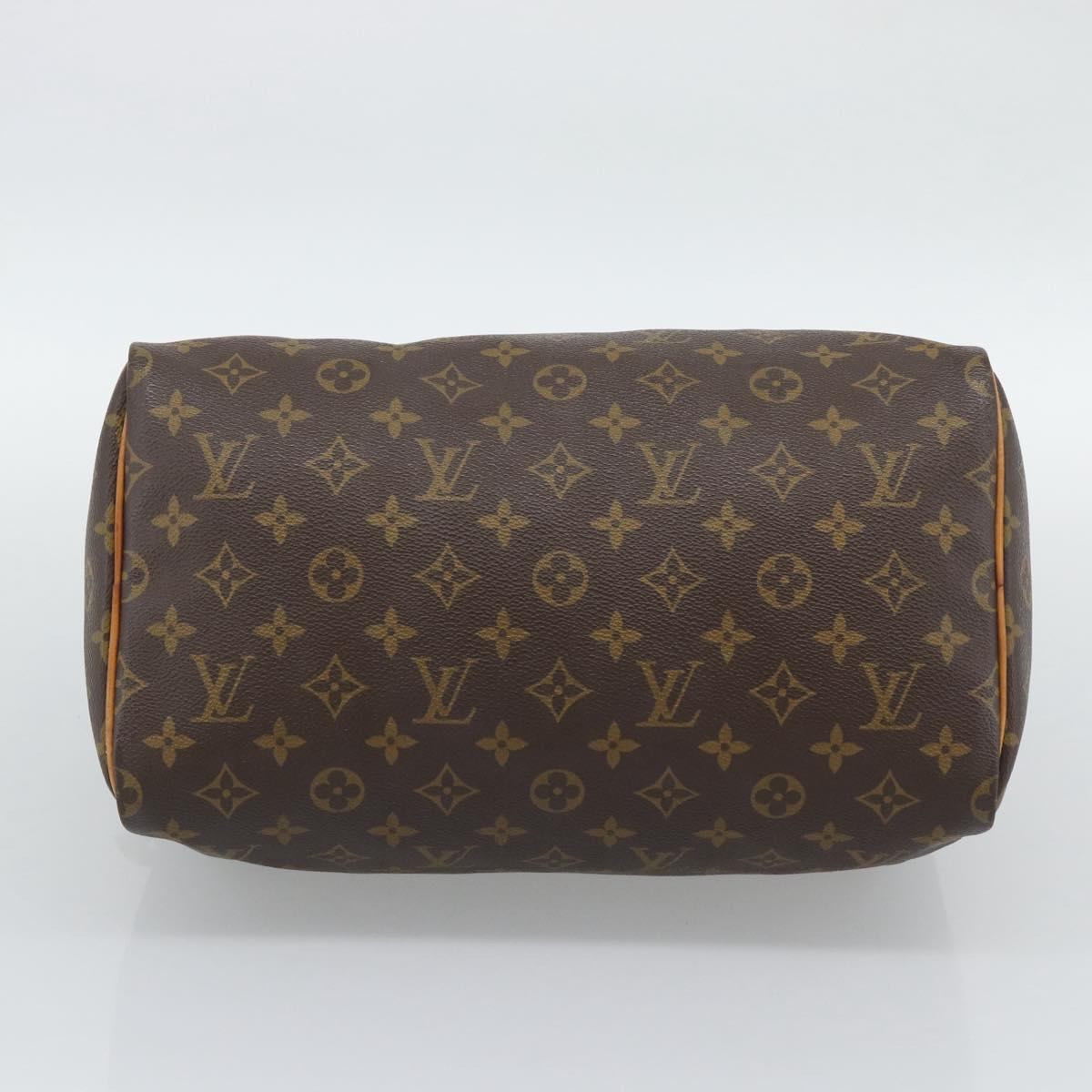 LOUIS VUITTON Monogram Speedy 30 Hand Bag M41526 LV Auth ep15187