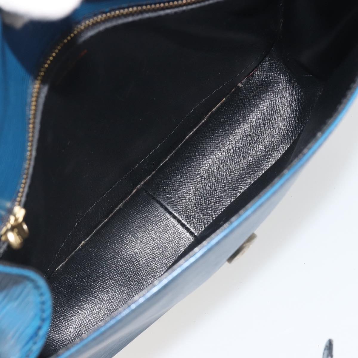 LOUIS VUITTON Epi Saint Cloud GM Shoulder Bag Blue M52195 LV Auth ep15188