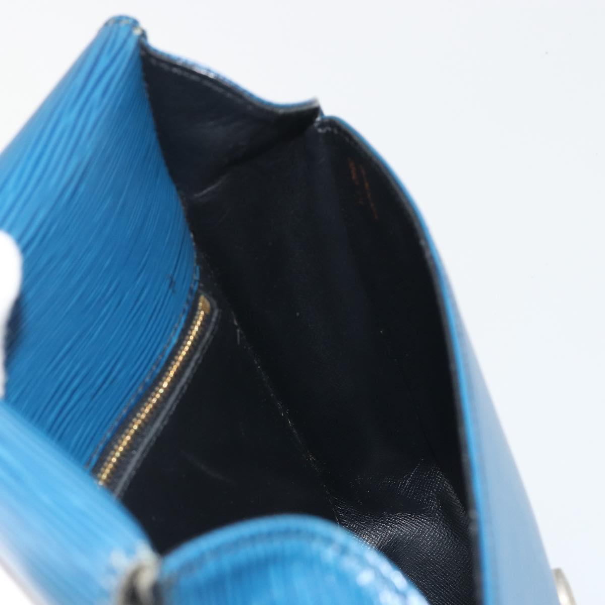 LOUIS VUITTON Epi Saint Cloud GM Shoulder Bag Blue M52195 LV Auth ep15188