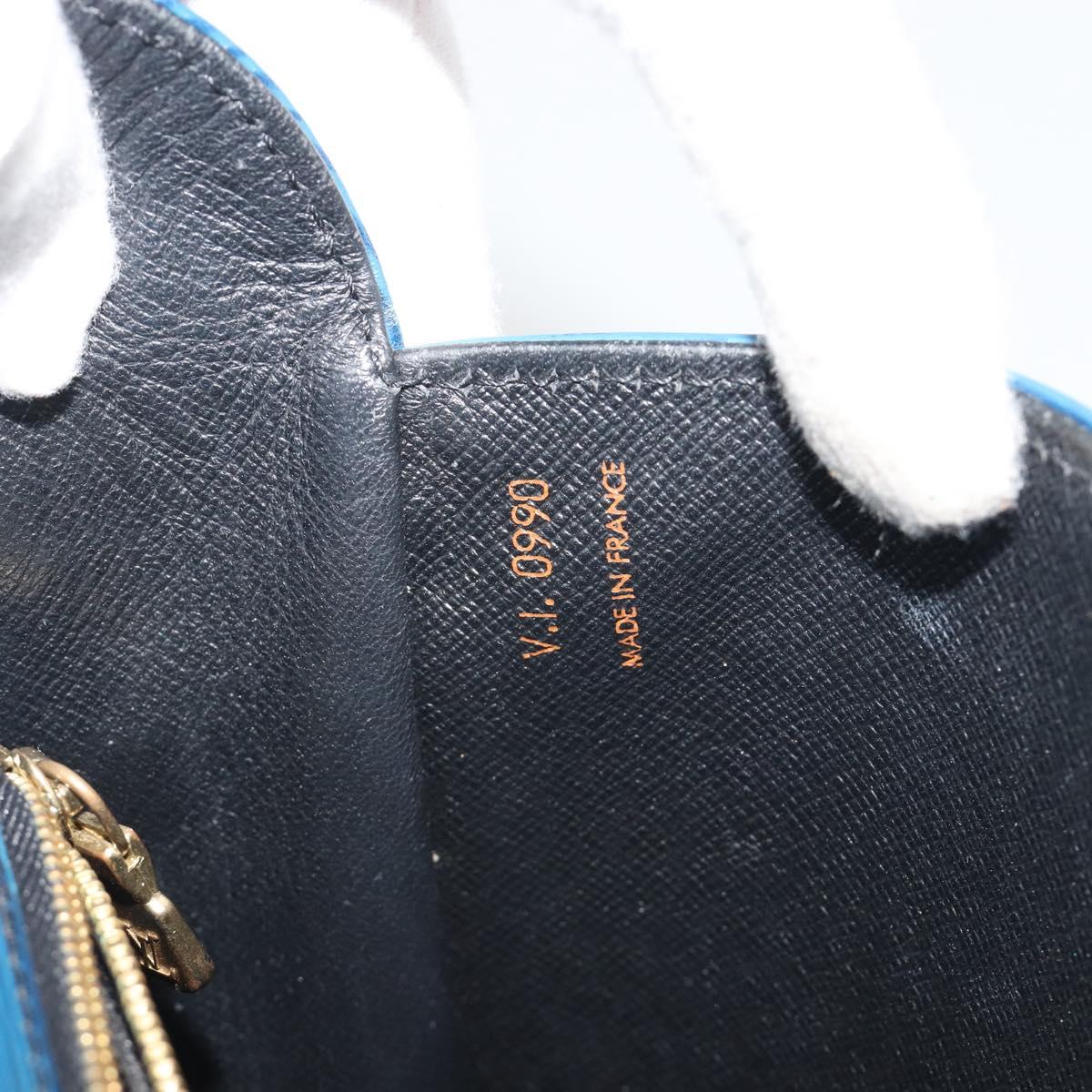 LOUIS VUITTON Epi Saint Cloud GM Shoulder Bag Blue M52195 LV Auth ep15188