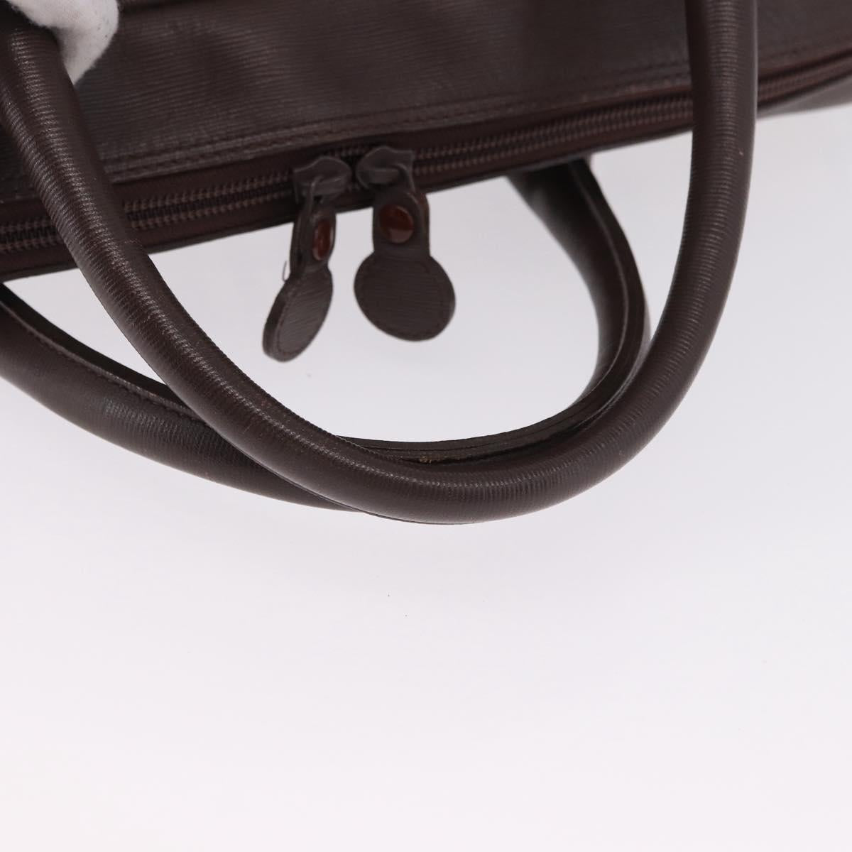 Burberrys Nova Check Boston Bag Canvas Beige Gold Tone Auth ep15193A