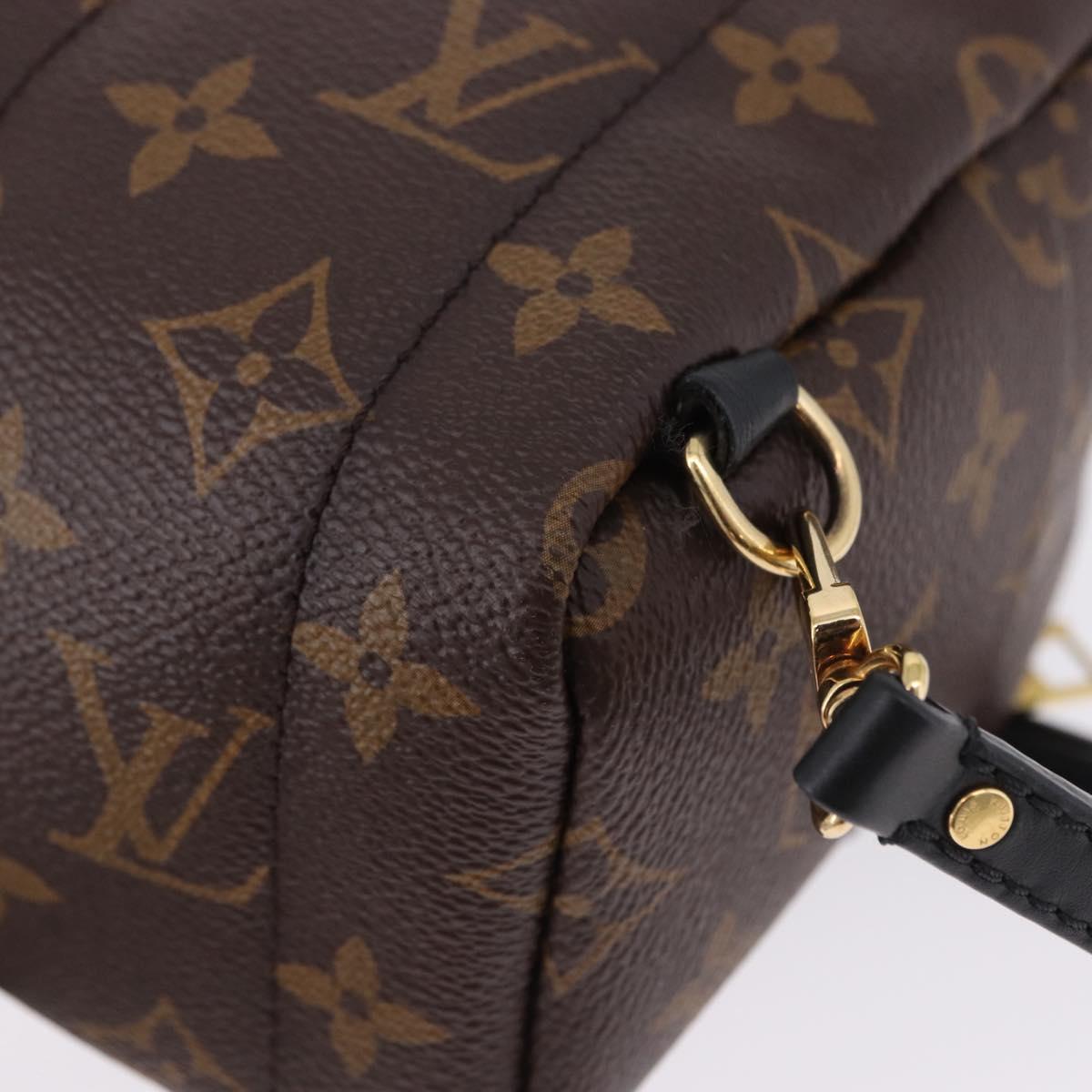 LOUIS VUITTON Monogram Palm Springs MINI Backpack M44873 LV Auth ep15194A