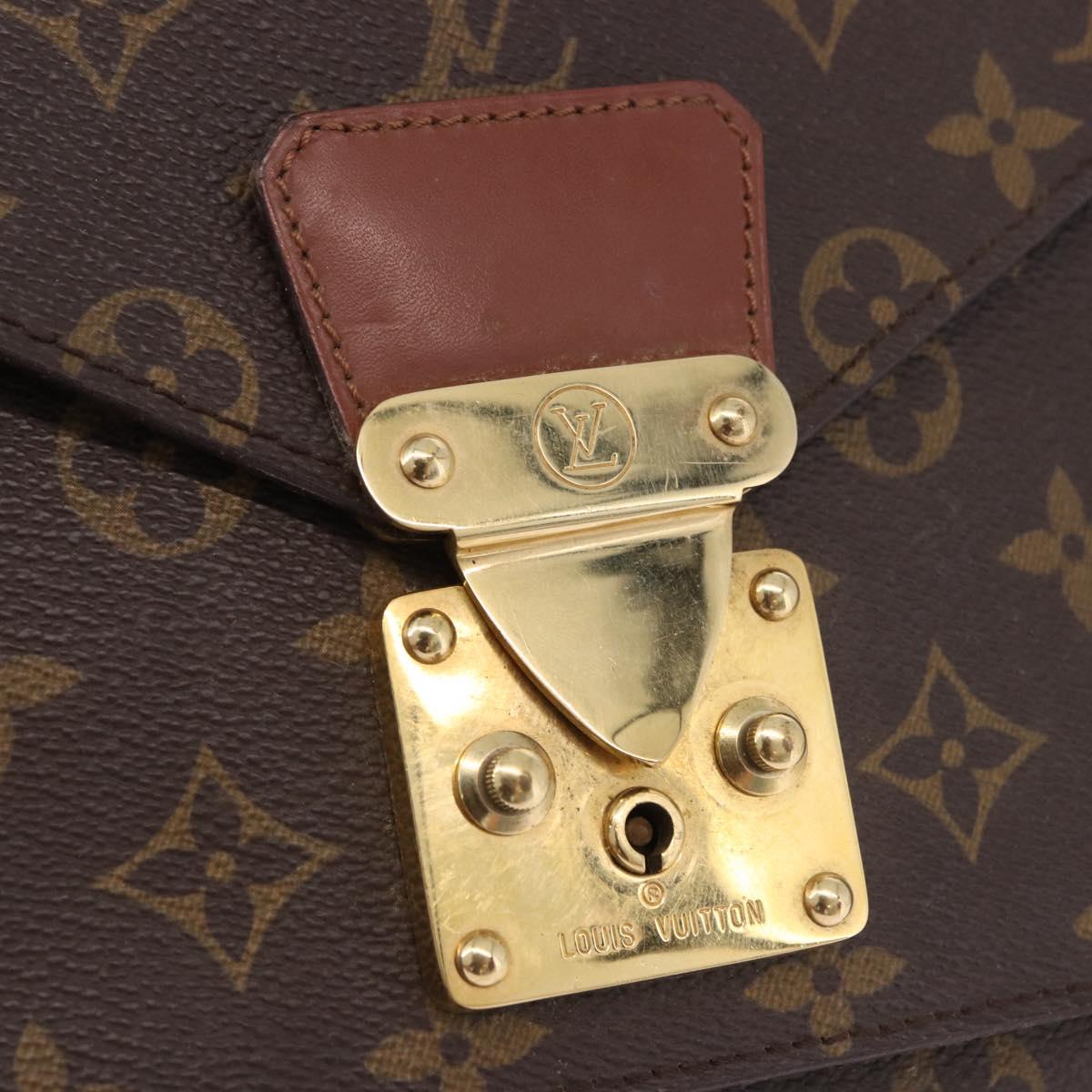 LOUIS VUITTON Monogram Monceau 26 Hand Bag 2way M51187 LV Auth ep15202