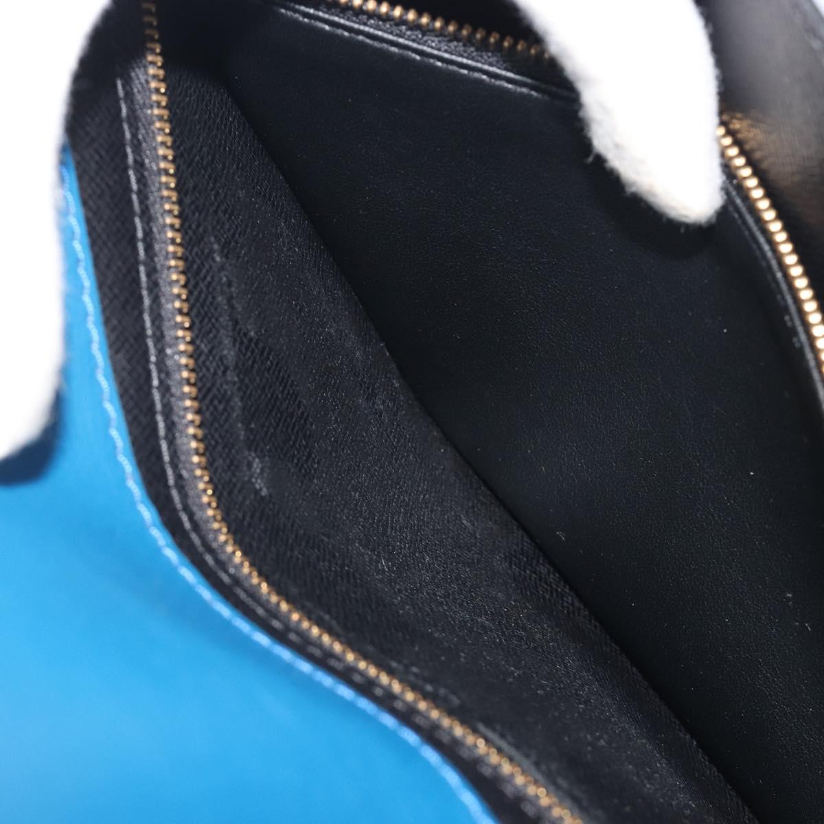 LOUIS VUITTON Epi Art Deco Clutch Bag Blue M52635 LV Auth ep15208