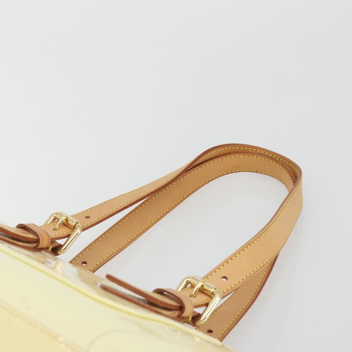 LOUIS VUITTON Monogram Vernis Rosewood Avenue Hand Bag Perle M93508 Auth ep15223