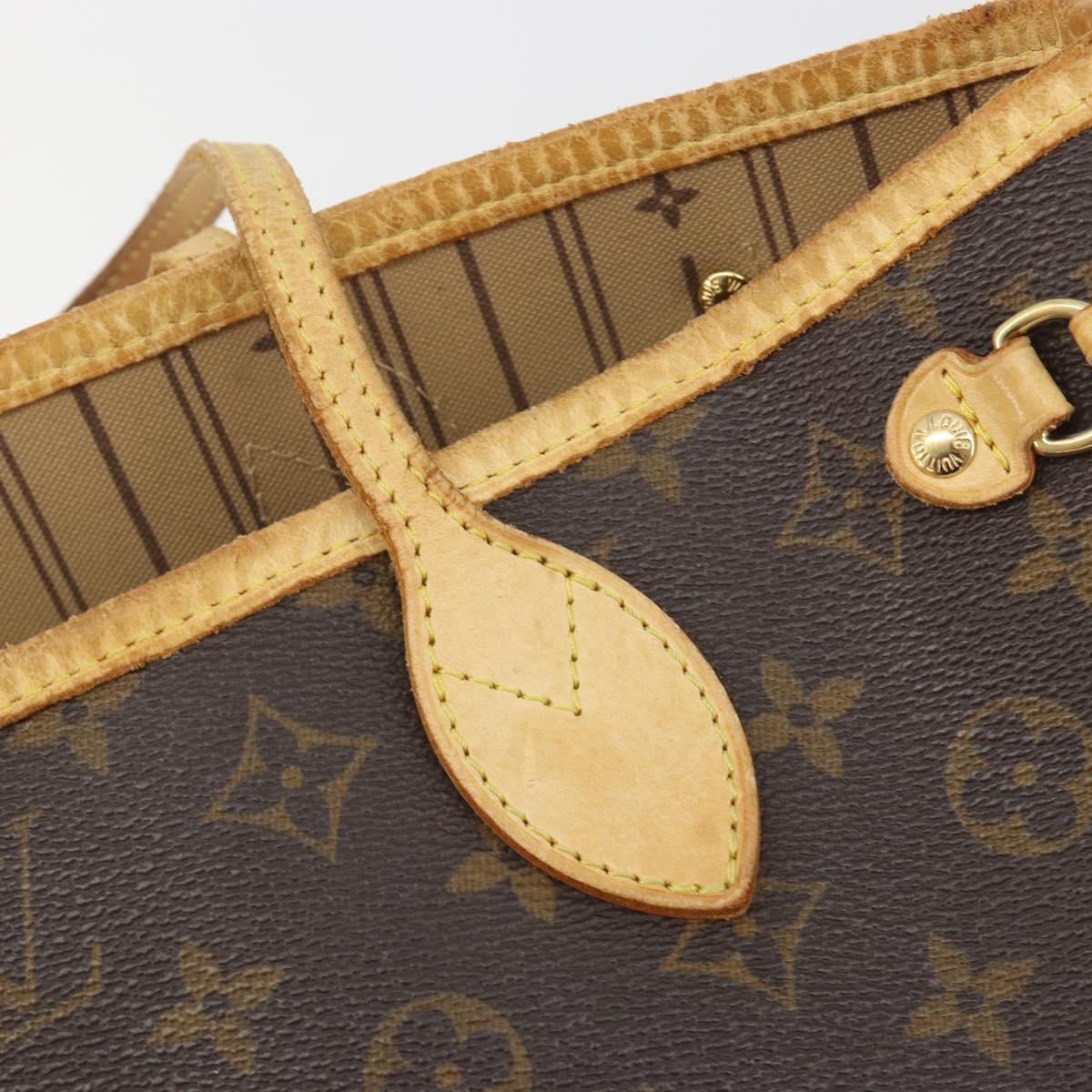 LOUIS VUITTON Monogram Neverfull PM Tote Bag M40155 LV Auth ep15233